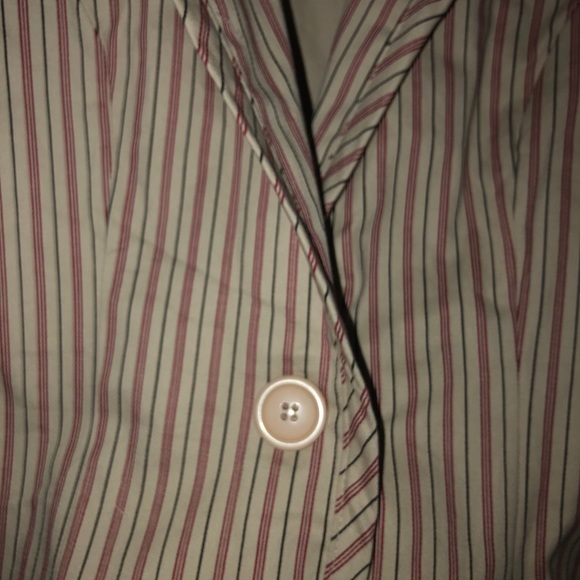 Wet Seal Short Sleeve Blazer, Vintage Pin Stripe - Picture 3 of 4